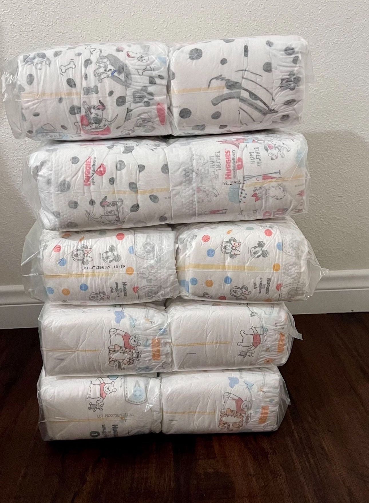292 Size 1 Huggie Diapers