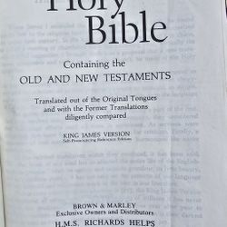 Voice of Prophecy Bible/Golden Jubilee Edition/Red-Letter, Large print (Cowhide Leather) See 2 pics