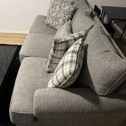 Three Person Couch For Living Room With Pillows Sofas  