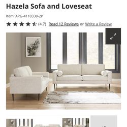Ashley Furniture Hazela Sofa & Loveseat Set