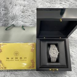 VVS MOISSANITE DIAMOND WATCH