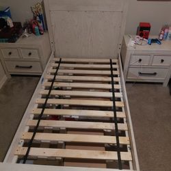 Two Twin Bed Frame Only No Mattress 