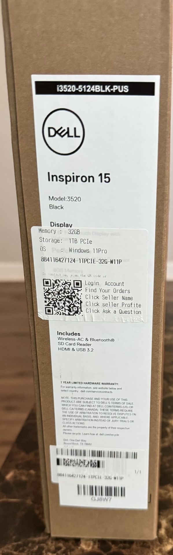 Dell Inspiron Touchscreen Laptop 15.6