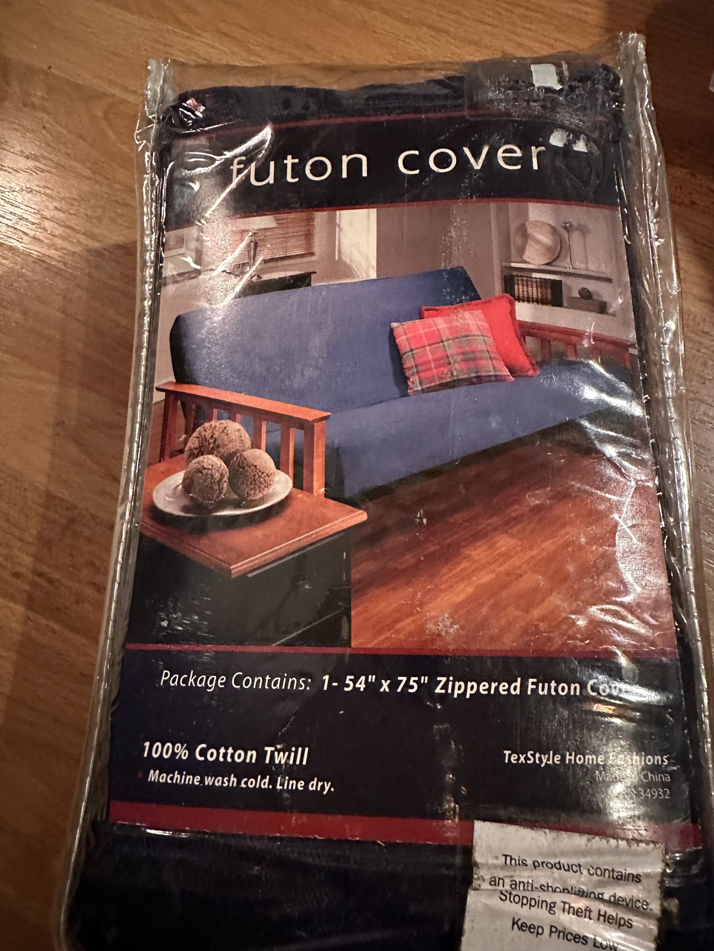 Futon Cover In Denim Blue new Make Best Offer!