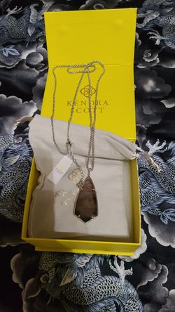 Silver Kendra Scott Necklace New