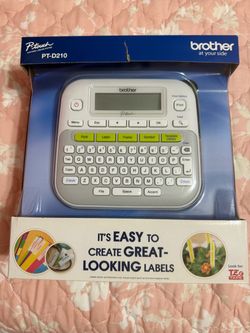 Brother P-touch PT-D210 Label Maker + 6 Extra Tapes – Bundle