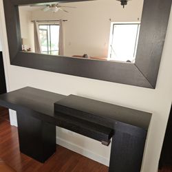 Espresso Entry Console Table