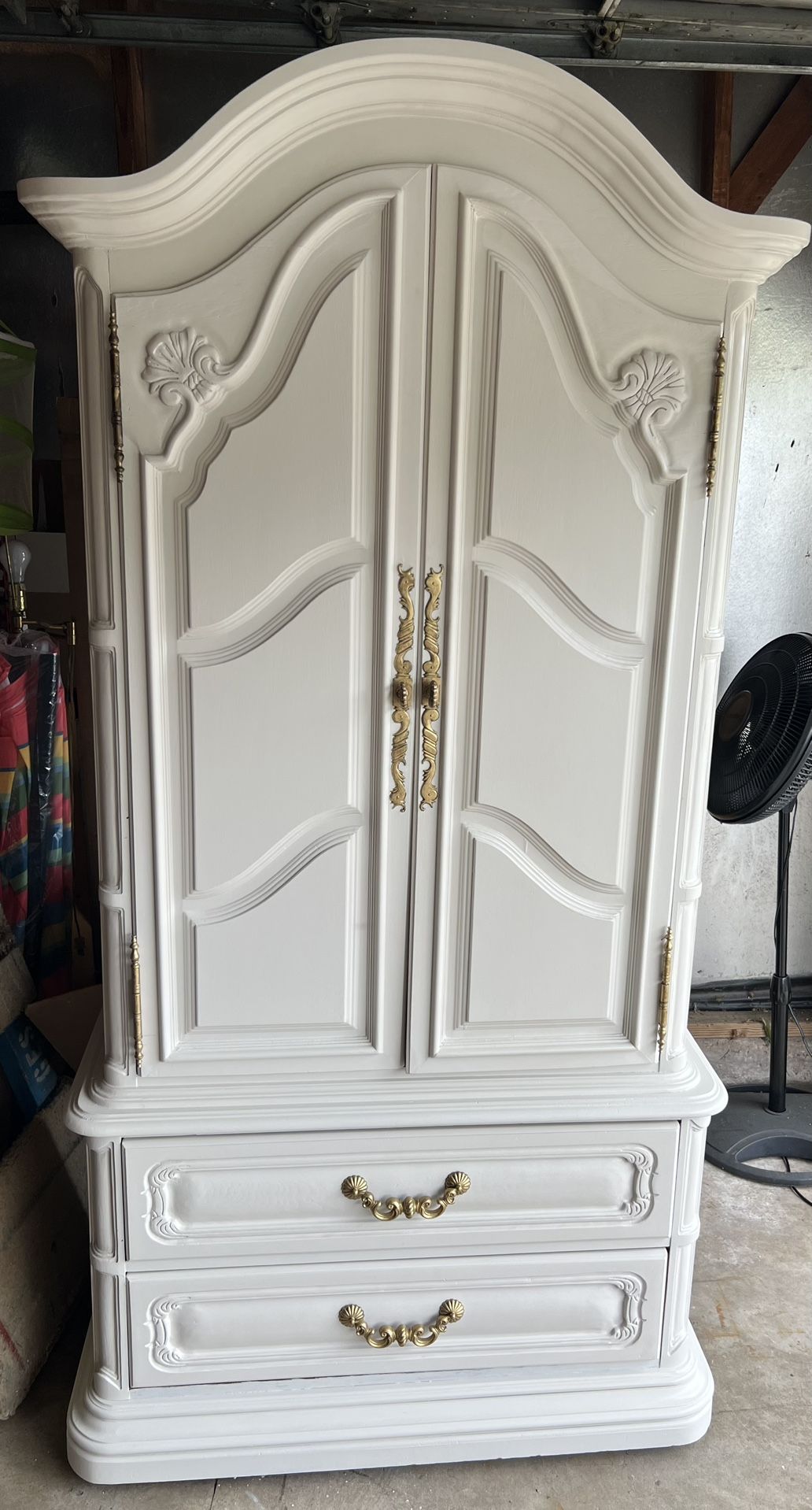 Refurbished Dresser & Armoire Set