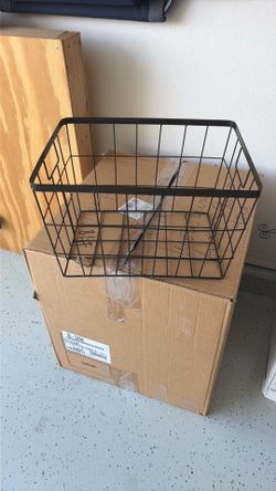 Medium size wire metal basket