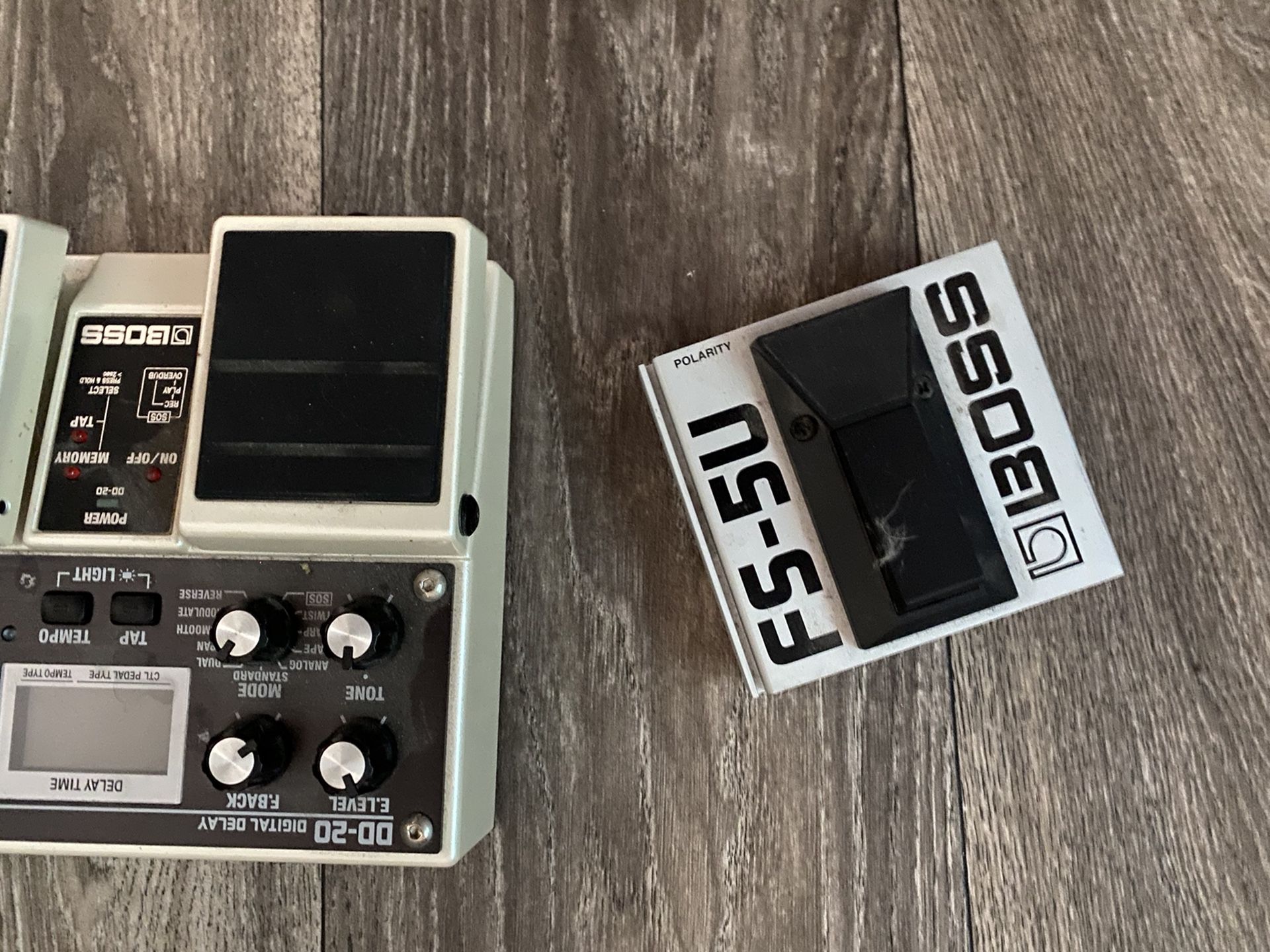 Boss DD-20 Delay with tap Tempo footswitch