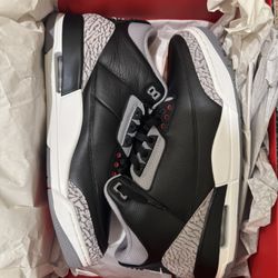 Jordan 3 Black Cement Size 11