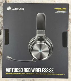 Corsair Virtuoso RGB Wireless SE Gaming Headset – 7.1 Surround Sound – PC PS4 PS5