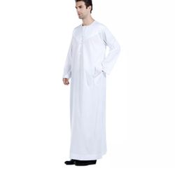 Men Muslim Caftan Robe