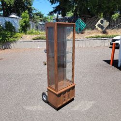 Mid Century Curio Cabinet 