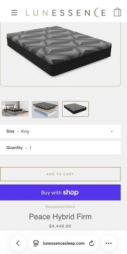 King size Luxury Mattresses- Bed Frame Optional - Aireloom Vitagenic-Sattva-Lunessence