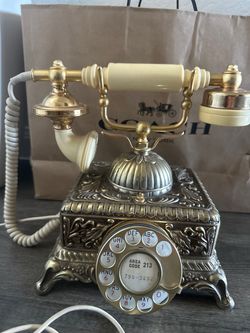 Vintage Victorian Style Rotary Dial Telephone