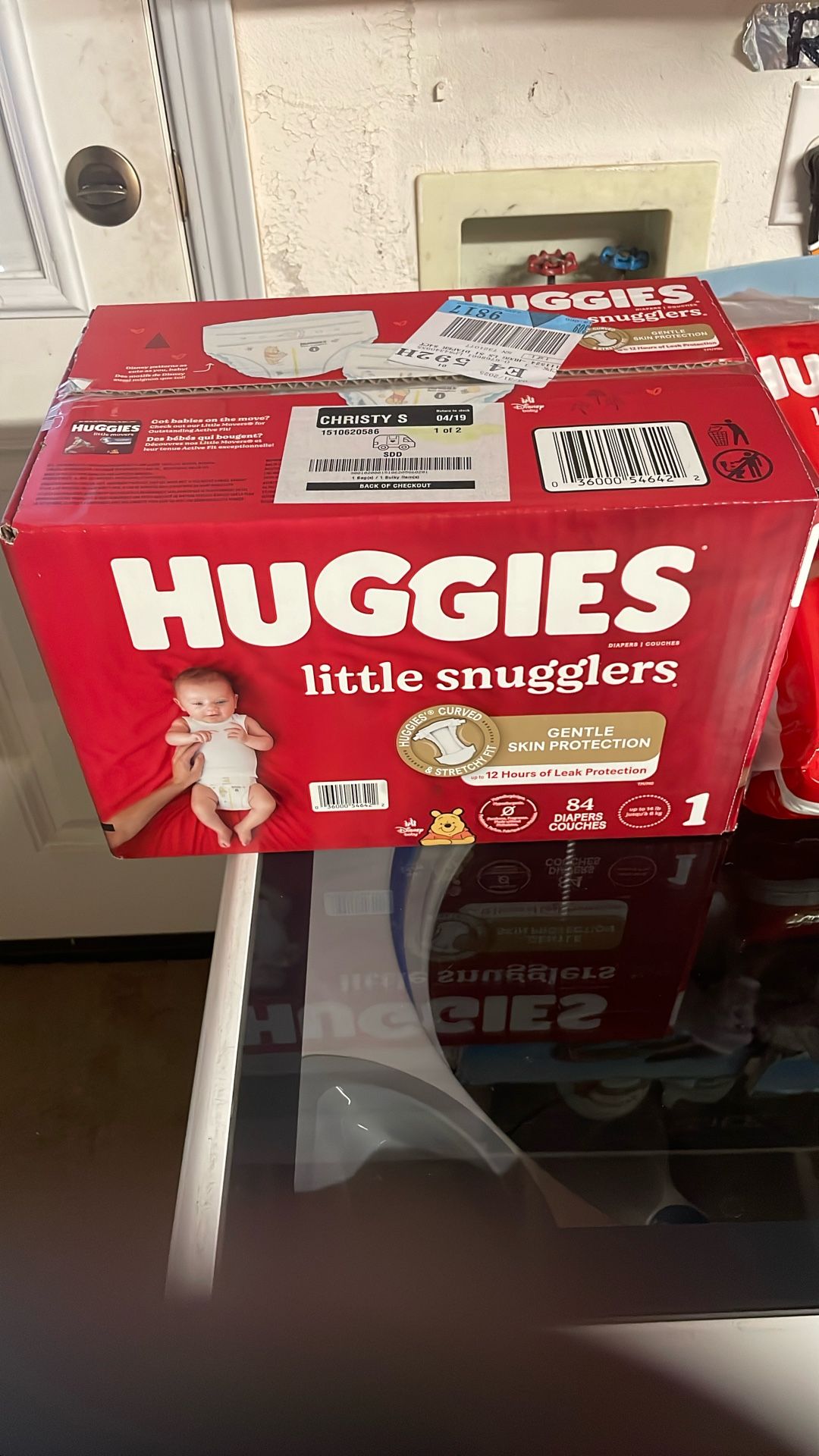 Huggies little Snugglers diapers size one