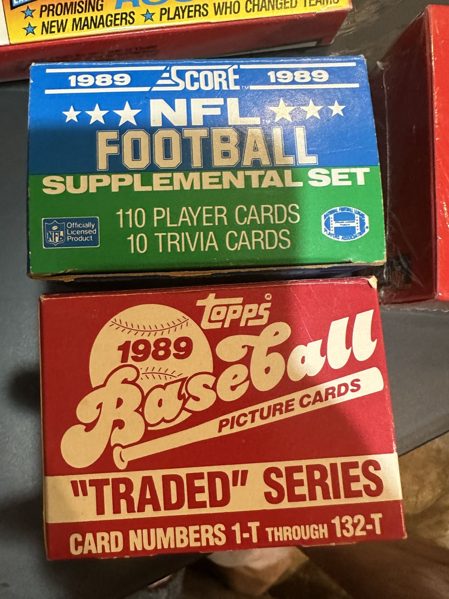 Sealed Baseball Football Card Collection Rookies!!