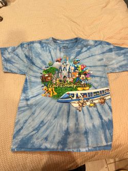 Disney world tie dye shirt