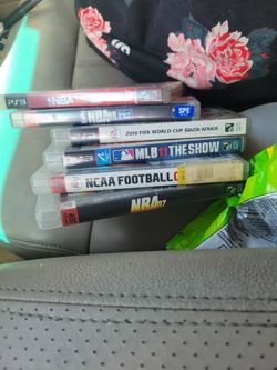 Ps3 games total of 6 all for 30