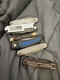 Lot of 5 Folding Pocket Knives