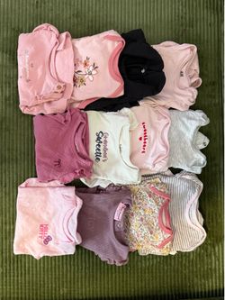 3m-6m Long sleeve onesies (12)