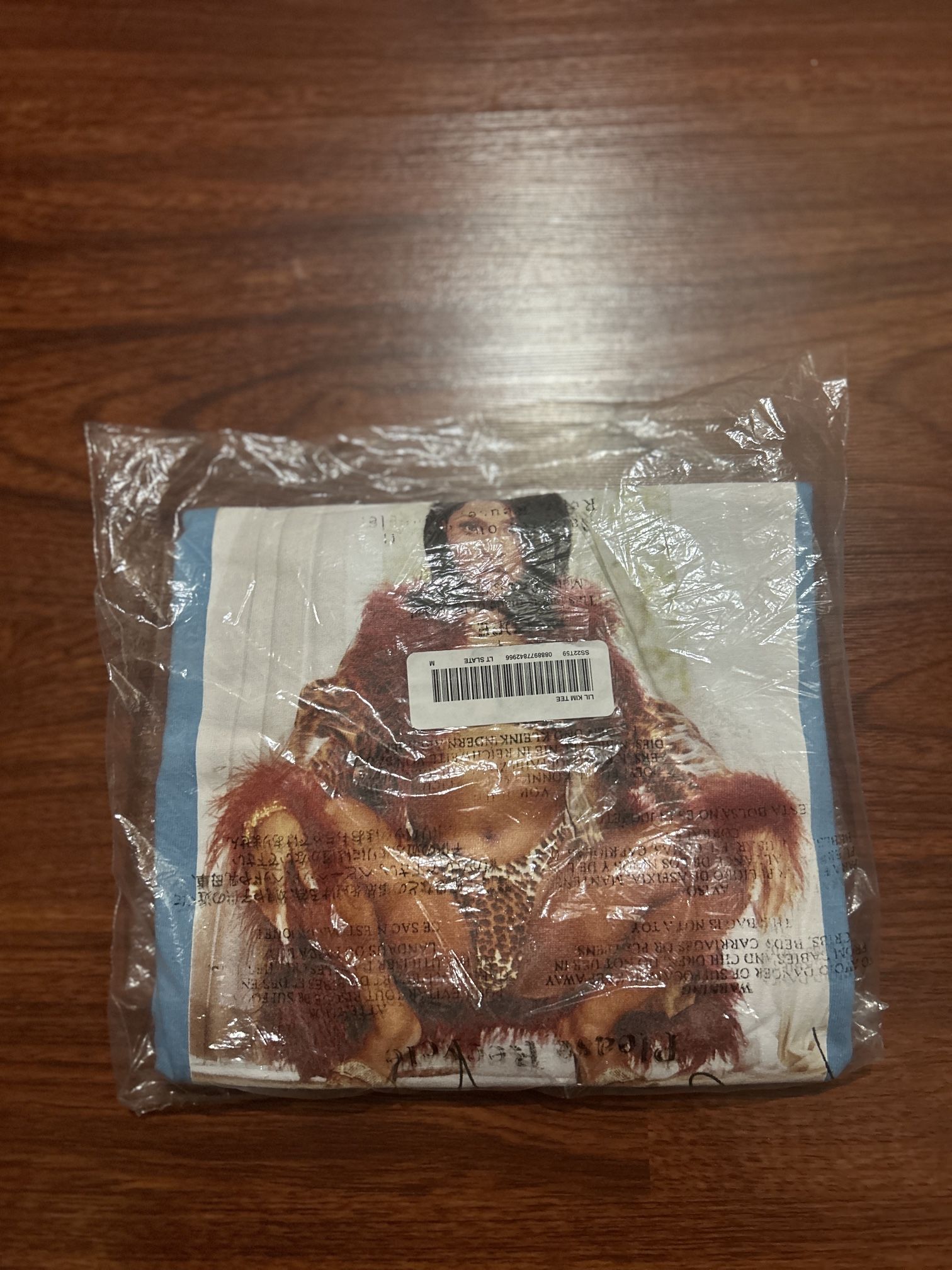 Supreme Lil Kim Tee Light Slate MEDIUM