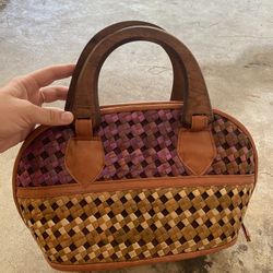Antique Woven Purse 