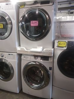 Samsung front load washer and dryer set working perfectly