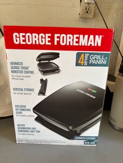 George Foreman 4-Serving Grill & Panini Press