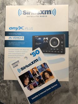 SiriusXM Onyx Plus Plug-in Satellite Radio