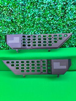 Metal Front Door Pocket Storage Box for Jeep Wrangler JL JLU 4XE 2018-2026 & Gladiator JT 2020-2023
