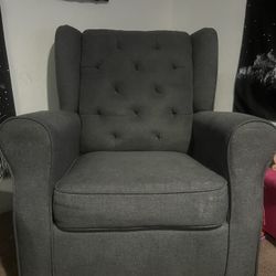 Dark Gray Rocking Chair 