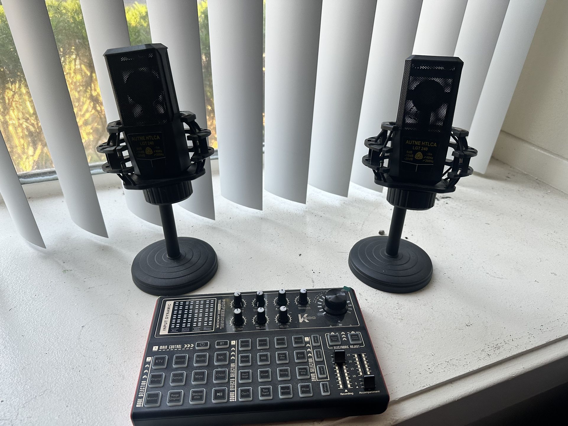 Podcasting Board And Mics