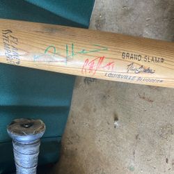 Signed Baseball Bat