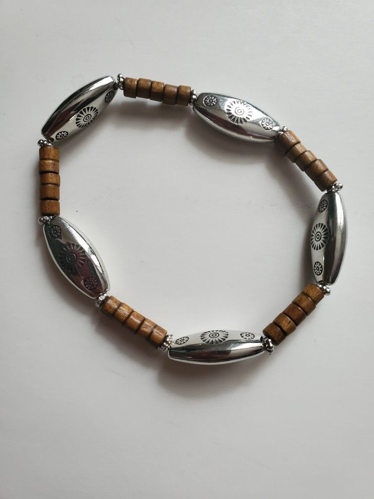 Brown and Silver color Bracelet