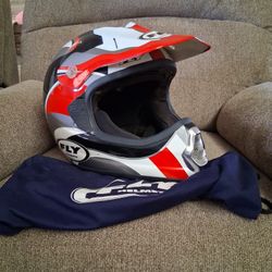  VINTAGE FLY VF HELMET in RED, BLACK, and WHITE. Model UTOPIA Size XL....asking 40.00