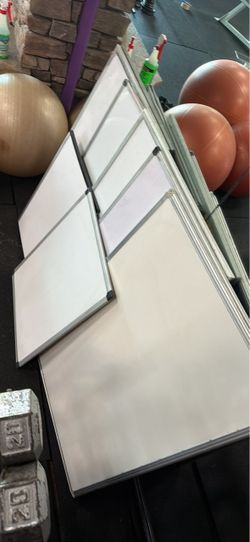 Lot of Whiteboards with Aluminum Frames