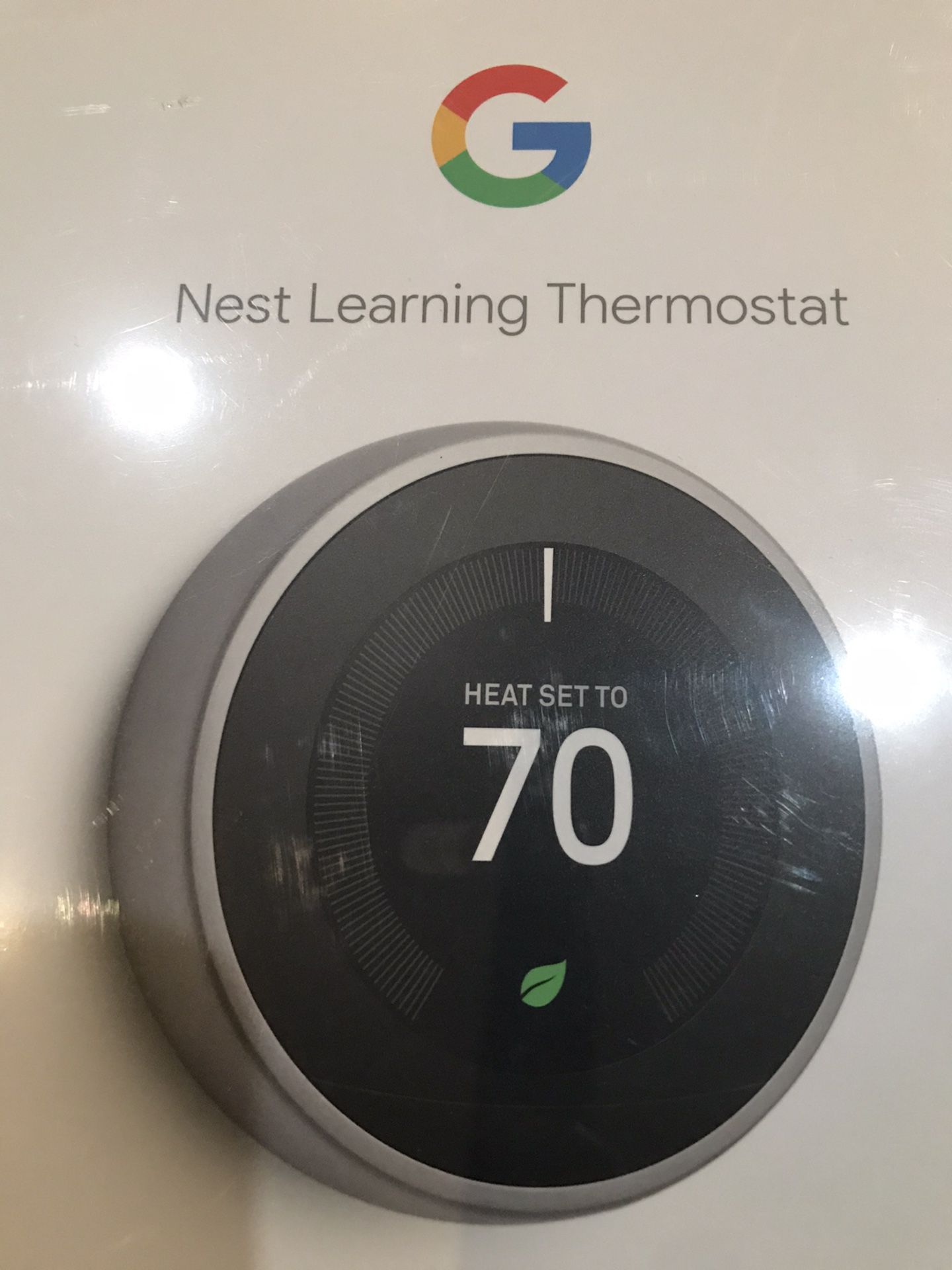 Nest thermostat 3rd generation-T3007ES-STAINLESS STEEL