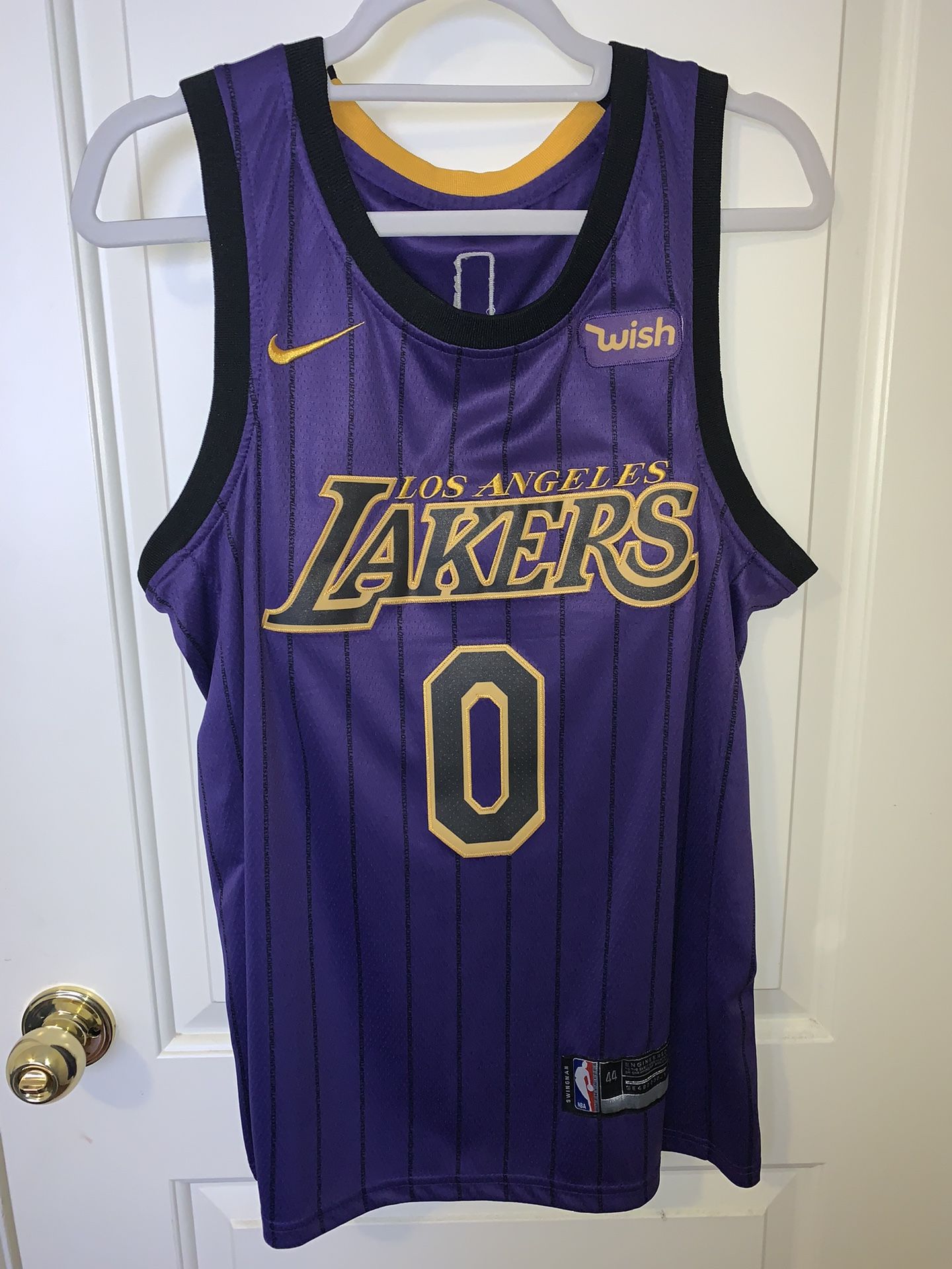 Game Worn Jersey Lakers Jersey 2018 Kuzma Lakers Kyle Kuzma City - Main Image