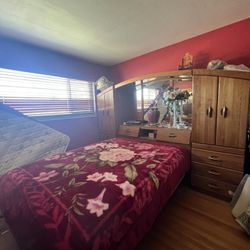 Mattress And Head Board W/ Storage