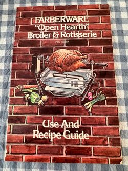 Vintage Farberware Open Hearth Electric Broiler & Rotisserie