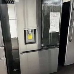 Lg Mirrored Insta View Door In Door French Style Refrigerator 