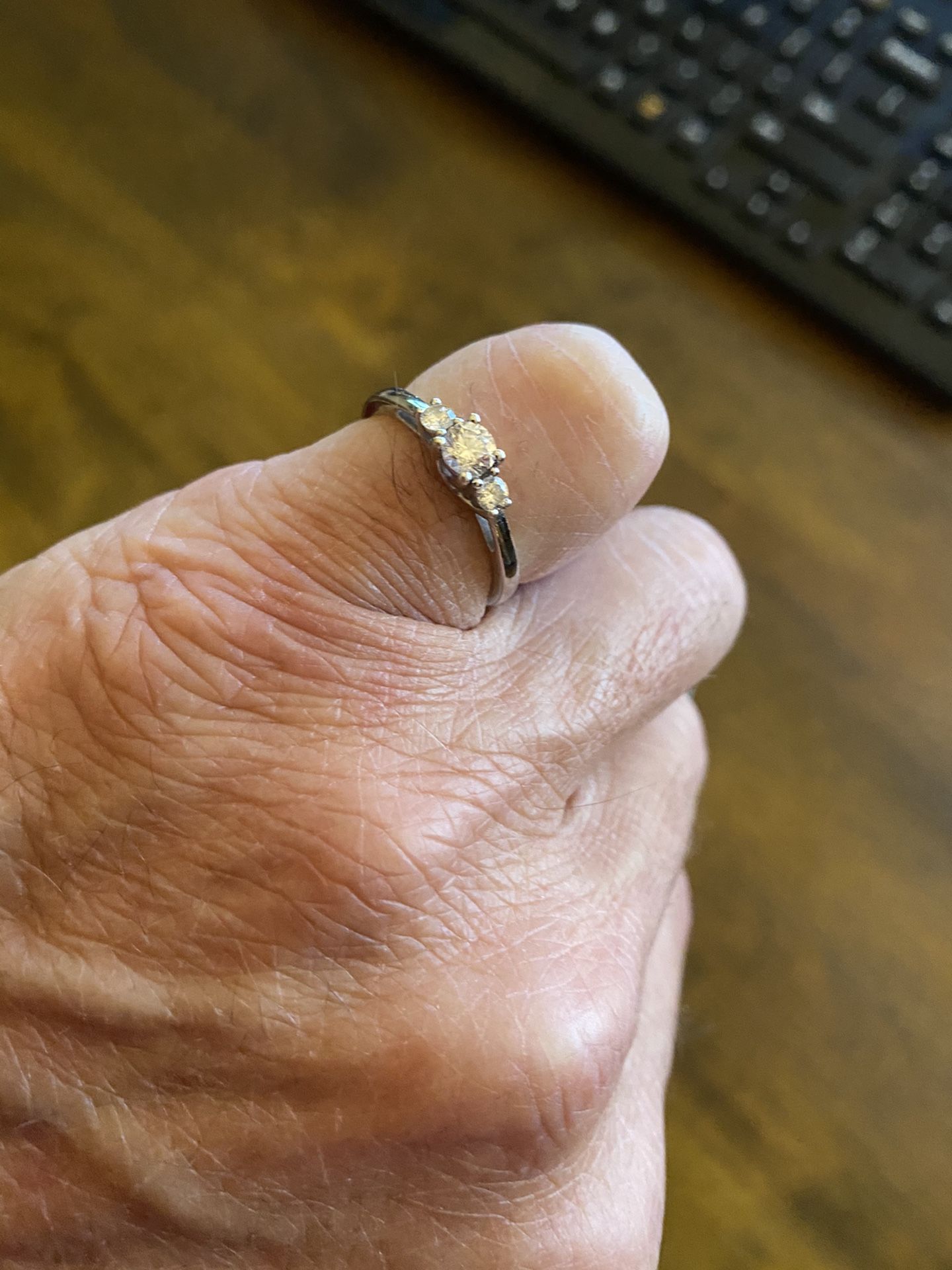 .50 Carat TW, 3-Stone Diamond Engagement Ring