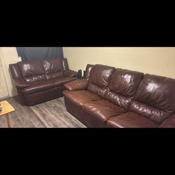 Leather Couches For Sale $400 Good Quality 