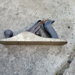 Vintage AMT Brass Plated Wood Working Plane Tool Shop Garage Tools