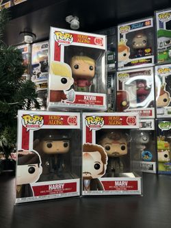 Home Alone Set Of Three / Kevin / Harry / Marv