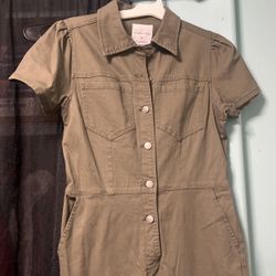 Women’s Jumpsuit Olive Green Color