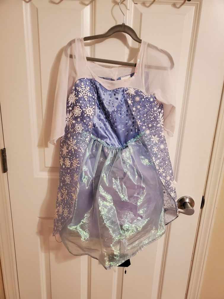 Light up & sound Elsa Dress - 4 ~ 6