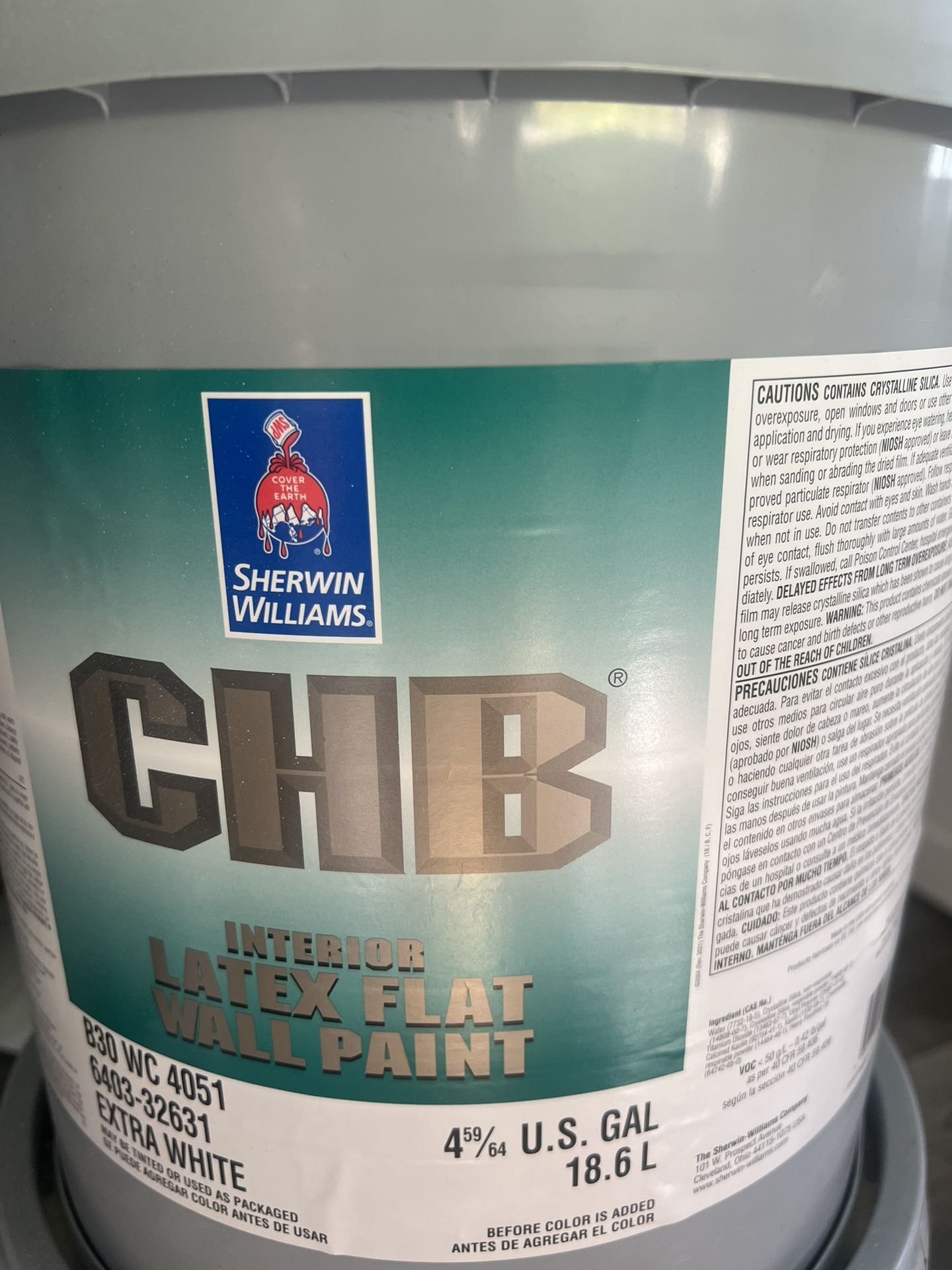 Sherwin Williams CHB Flat Paint